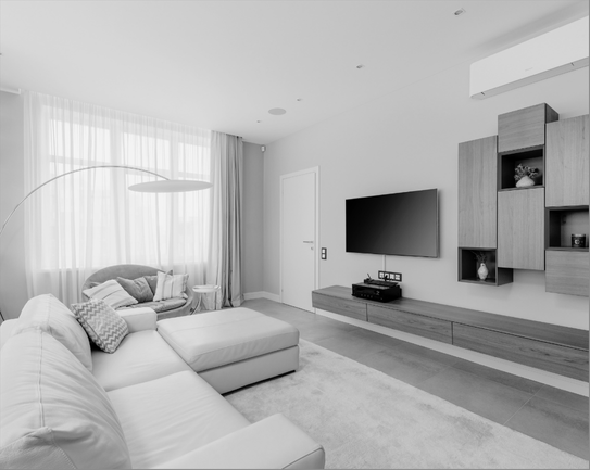 Salon finalizado de vivienda